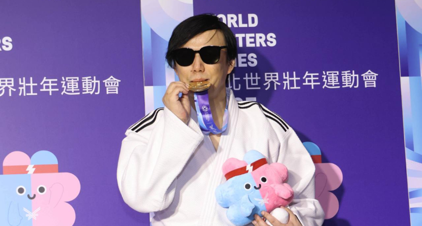 雙北世壯運／僅花50秒直落二奪下勝利！蕭煌奇二連勝奪下帕拉柔道金牌